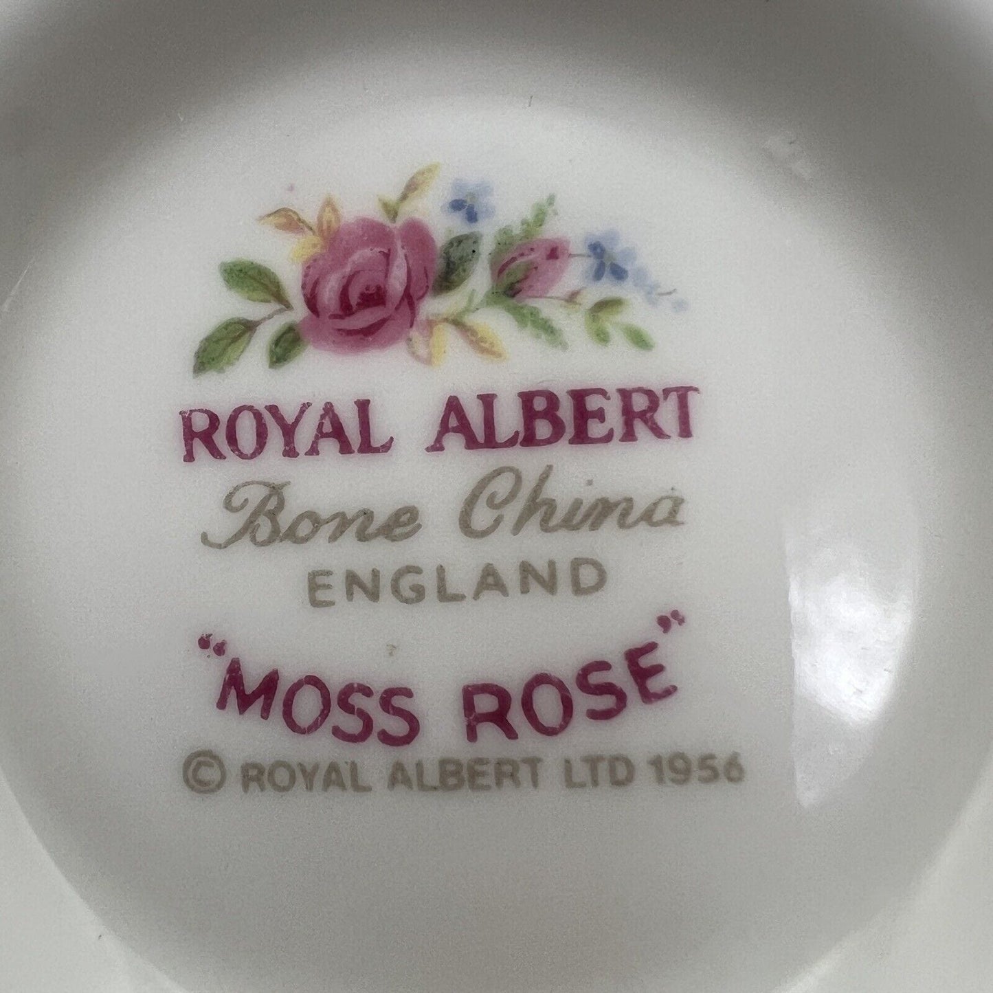 Tazza da tè The in porcellana Royal Albert Tazzina inglese Moss Rose Fiori Categoria Servizio tazze - Tazze