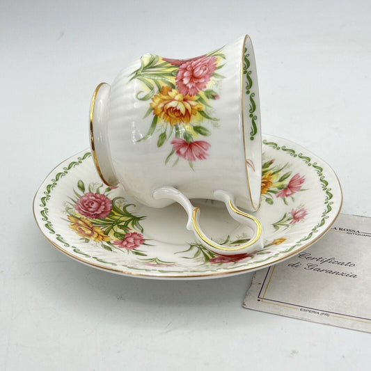Tazza da the per tè in porcellana Queen's con mese tazzina inglese GENNAIO 900 Categoria  Servizio tazze - Tazze