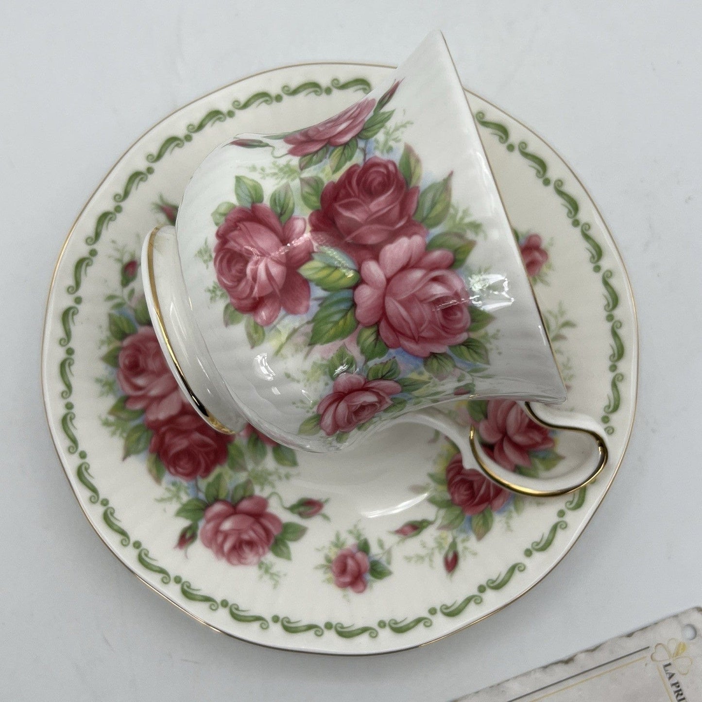 Tazza da the per tè in porcellana Queen's con mese tazzina inglese GIUGNO 900 Categoria Servizio tazze - Tazze