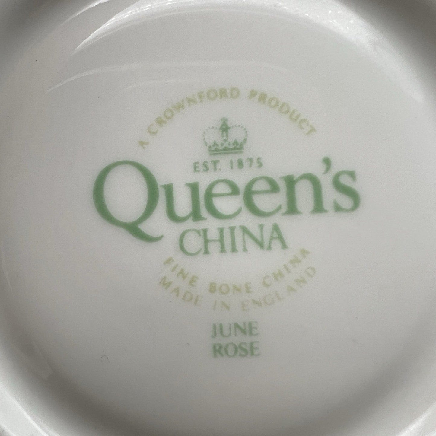 Tazza da the per tè in porcellana Queen's con mese tazzina inglese GIUGNO 900 Categoria Servizio tazze - Tazze