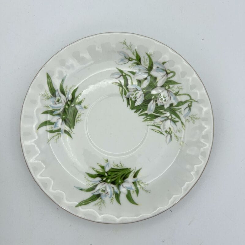 Tazza da the tè in porcellana con mese tazzina stile inglese GENNAIO 900 Fiori Categoria  Servizio tazze - Tazze