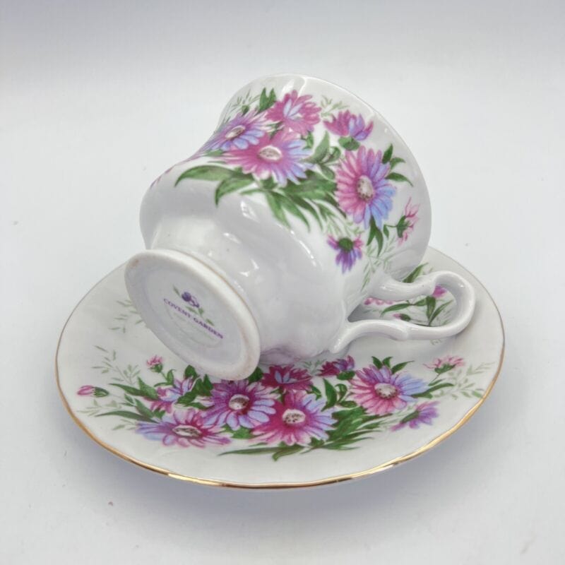Tazza da the tè in porcellana con mese tazzina stile inglese SETTEMBRE 900 Fiori Categoria Servizio tazze - Tazze