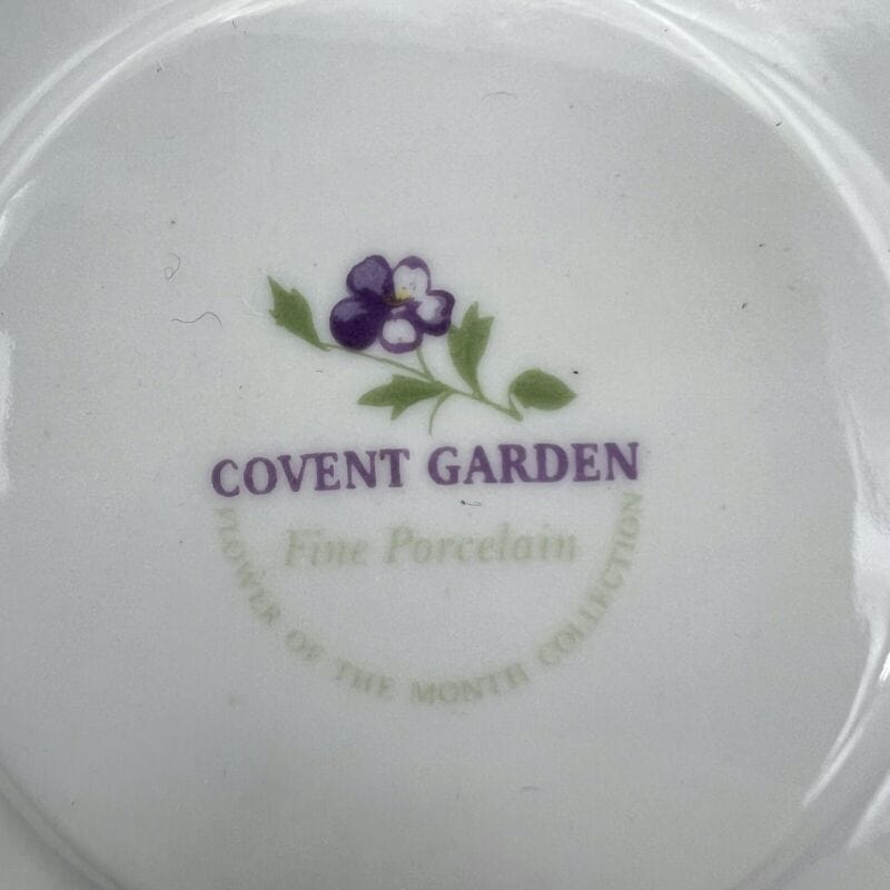 Tazza da the tè in porcellana con mese tazzina stile inglese SETTEMBRE 900 Fiori Categoria Servizio tazze - Tazze