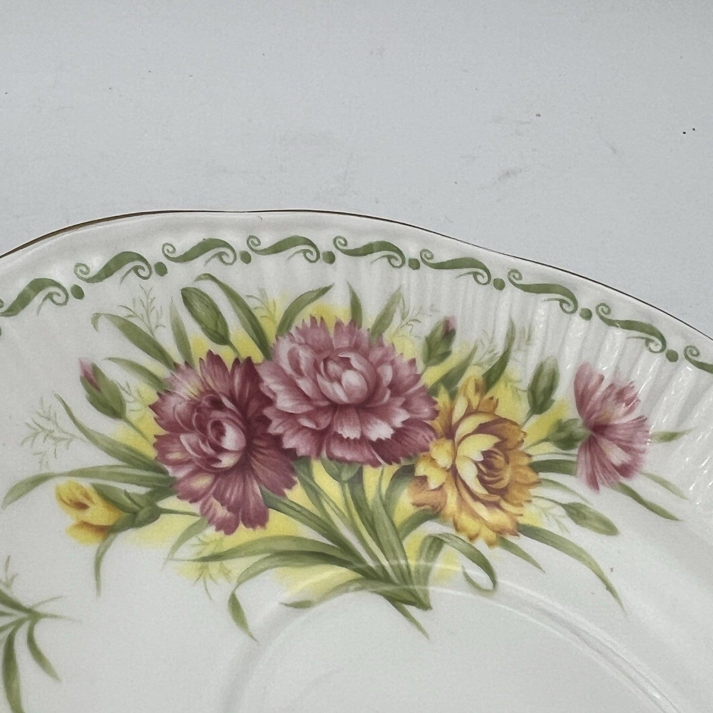 Tazza da the tè in porcellana Queen's mese tazzina inglese Gennaio 900 Rosina Categoria Servizio tazze - Tazze