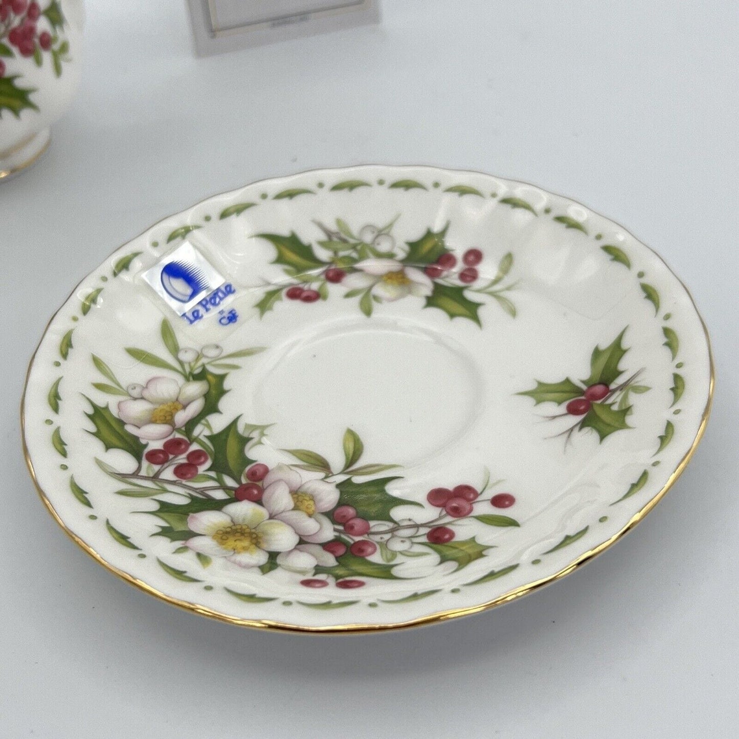 Tazza in porcellana Royal Albert mese tazzina da caffè inglese Dicembre 1970 Categoria Servizio tazze - Tazze