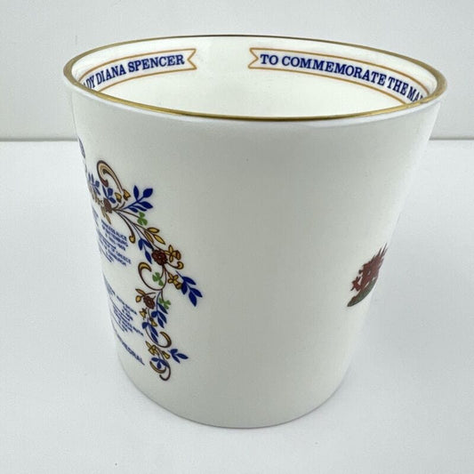 Tazza Vintage Mug Inglese Matrimonio Principe Carlo  e Lady Diana Casa Reale Categoria  Ceramiche e Porcellane