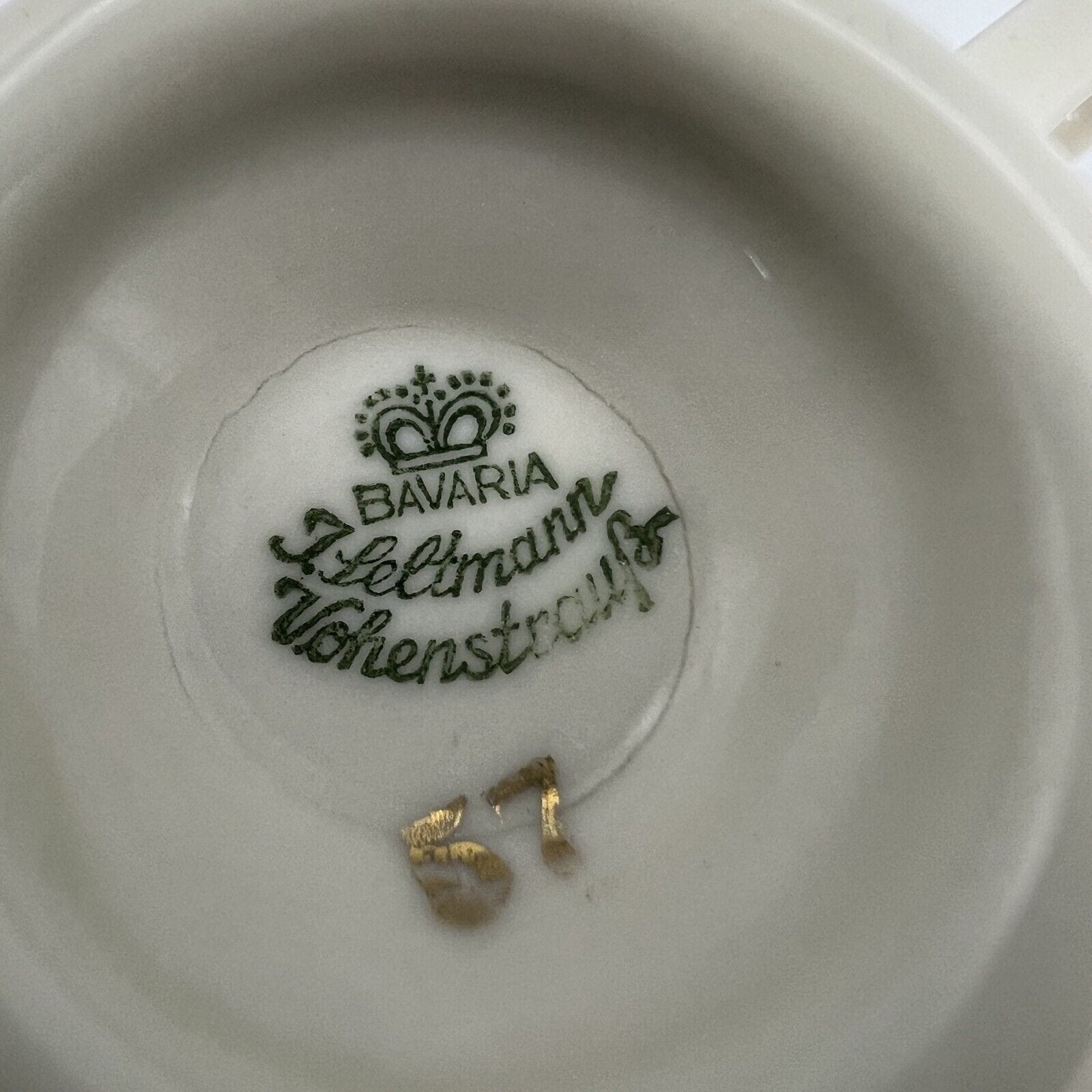 Tazzina da per caffe antica in porcellana Bavaria Seltmann tazza anni 40 fiori Categoria  Servizio tazze - Tazze
