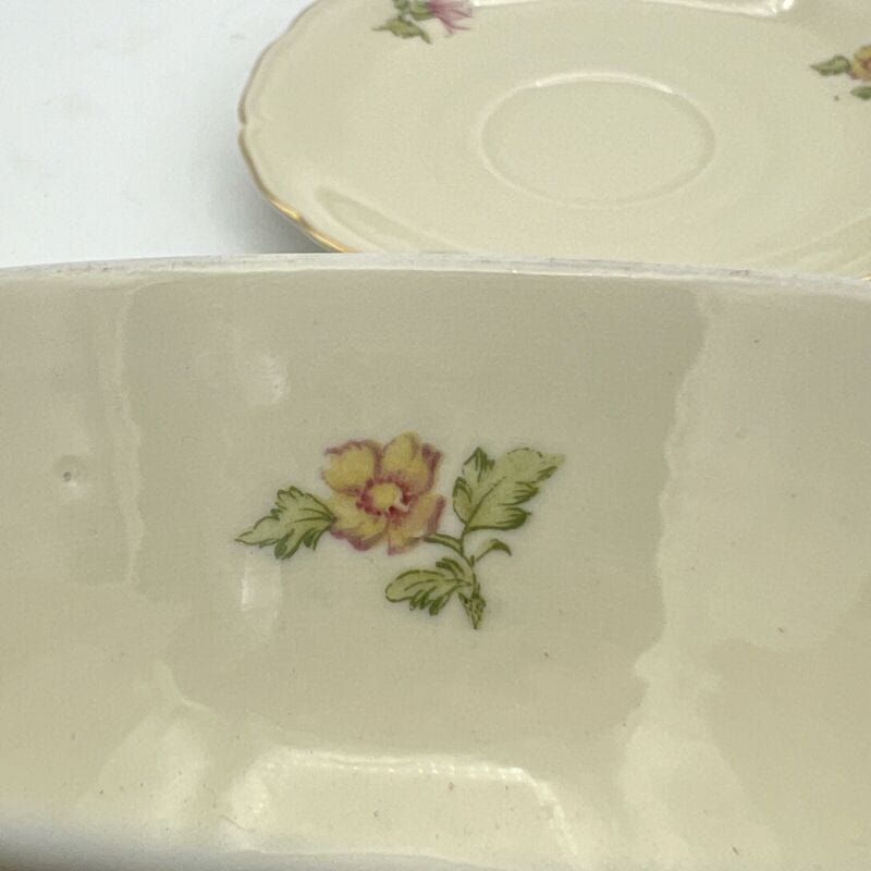 Tazzina da per caffe antica in porcellana Bavaria tazza a fiori anni 40 Rose 3 Categoria Servizio tazze - Tazze