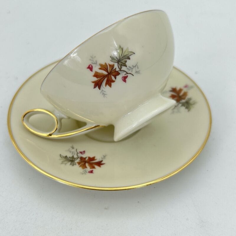 Tazzina da per caffe antica in porcellana Bavaria tazza a fiori e oro anni 40 Categoria Servizio tazze - Tazze