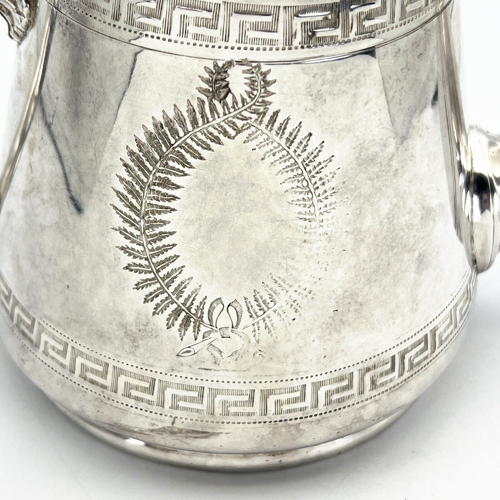 Teiera antica dell'800 inglese in argento silver plated sheffield caffettiera L Categoria  Sheffield & Argento