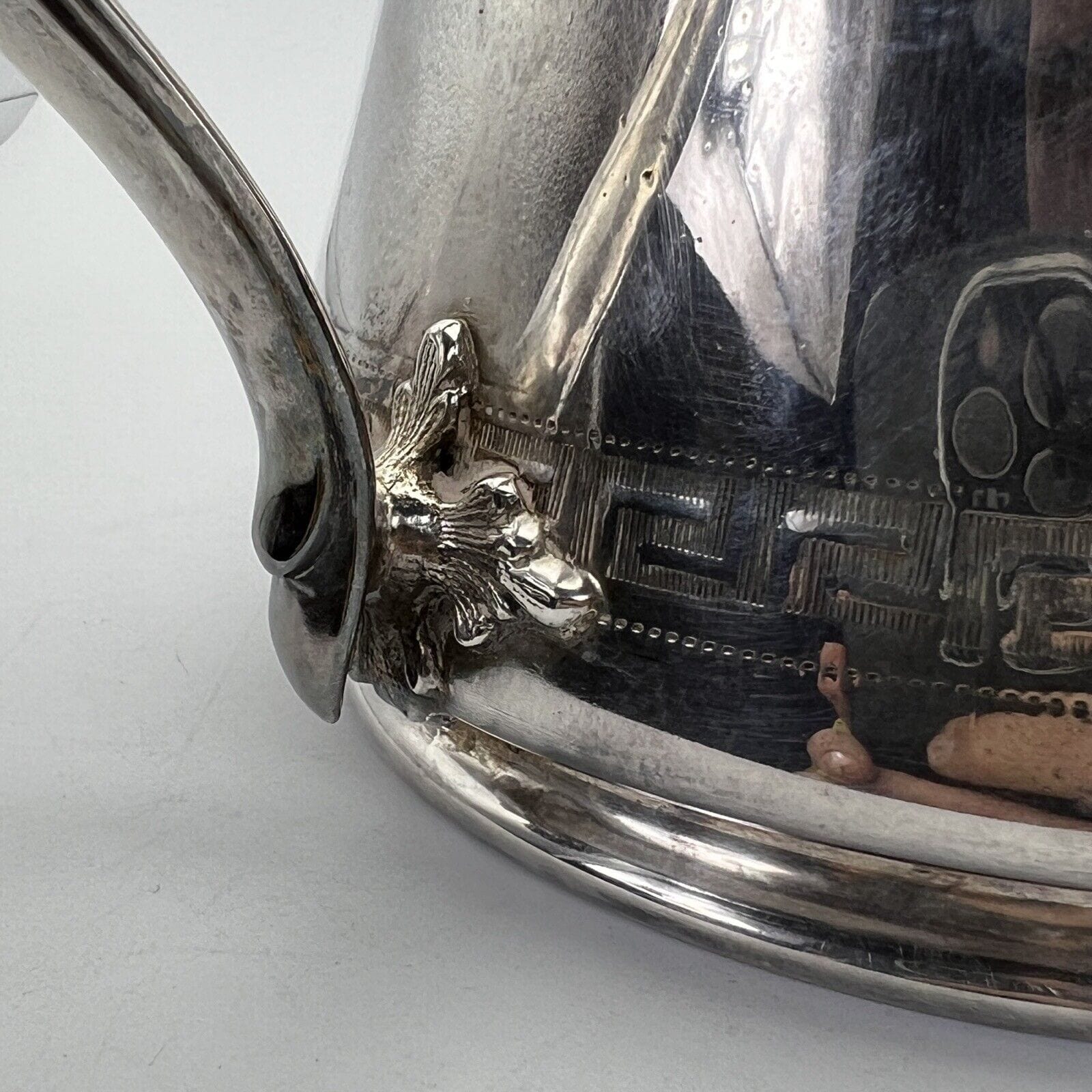 Teiera antica dell'800 inglese in argento silver plated sheffield caffettiera L Categoria  Sheffield & Argento