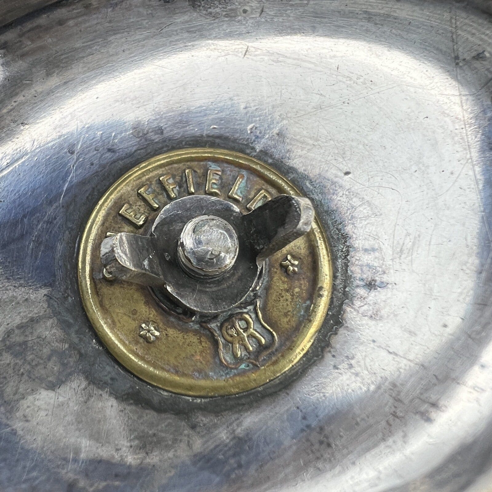 Teiera antica inglese in argento silverplate sheffield d'epoca ' 800 Caffettiera Categoria  Sheffield & Argento