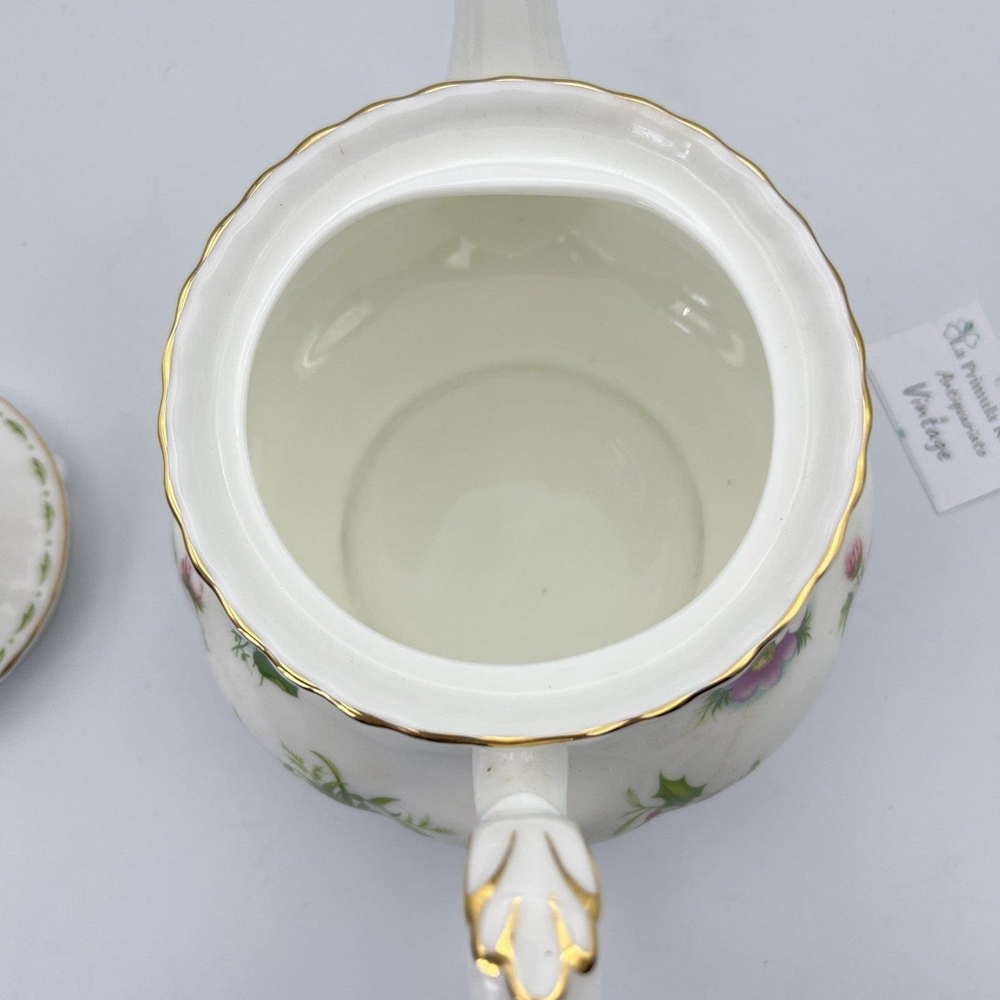 Teiera Grande in porcellana Royal Albert con mesi Flower of the Month The Categoria Servizio tazze - Tazze