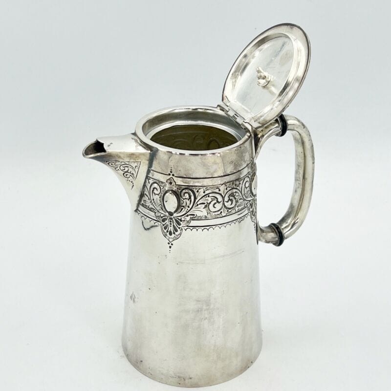 Teiera inglese in argento silver plated sheffield caffettiera antico Versatoio Categoria Sheffield & Argento