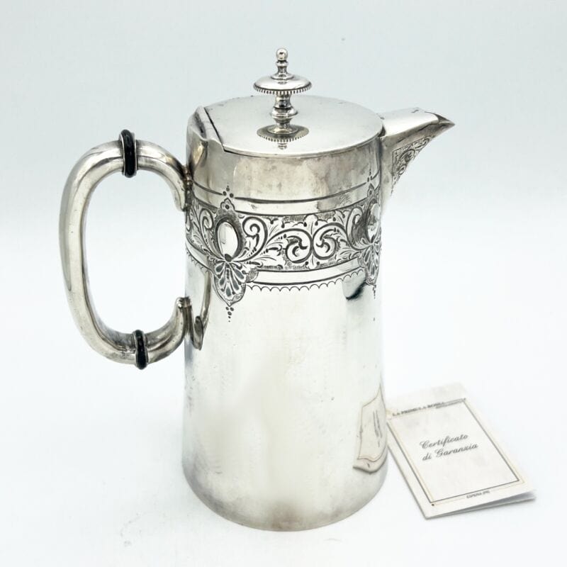 Teiera inglese in argento silver plated  sheffield caffettiera antico Versatoio Categoria  Sheffield & Argento