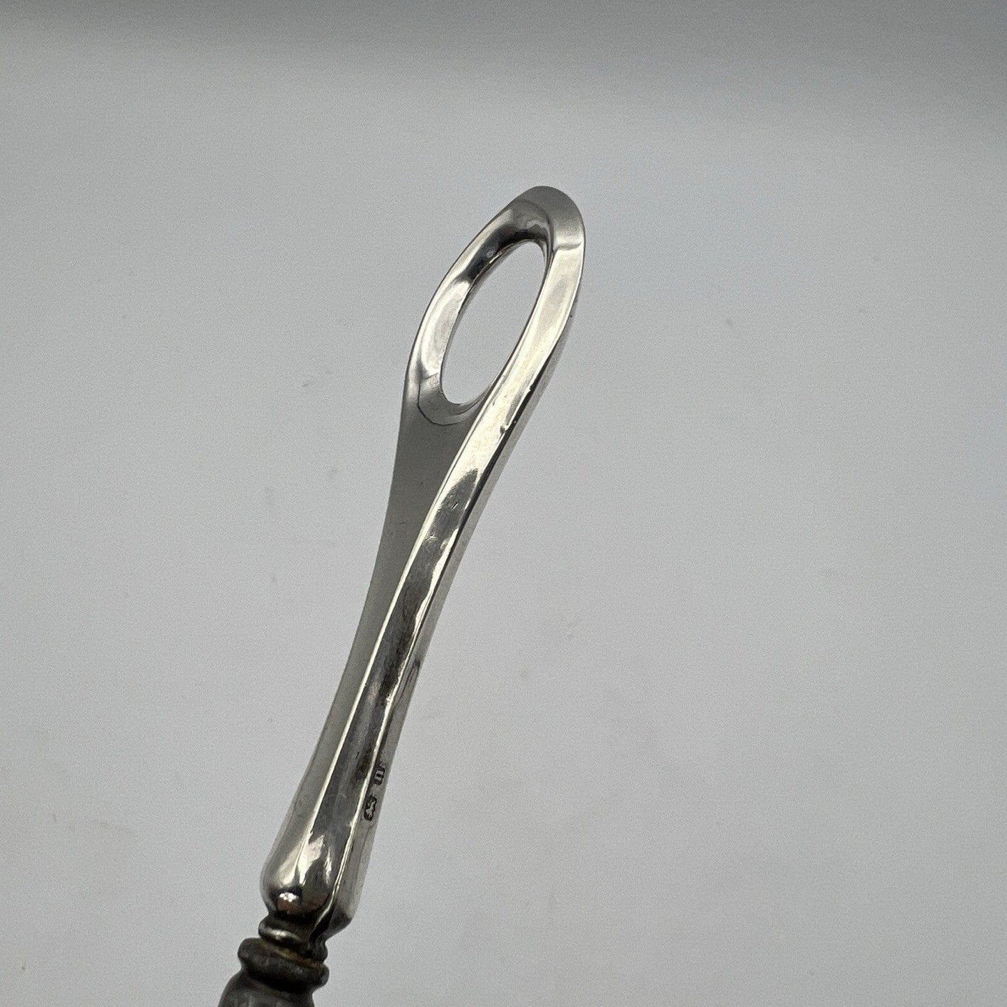 Tiralacci Antico in argento 925 inglese da toilette sterling d'epoca anno 1910 Categoria Sheffield & Argento