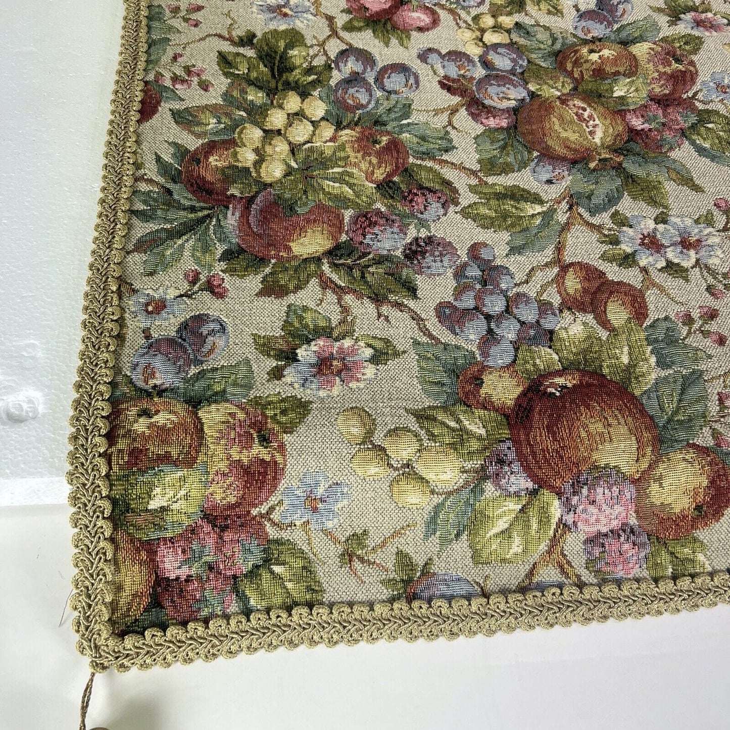 Tovaglia gobelin di stile retro vintage copritavolo fantasia frutta tovaglietta Categoria Corredo Pizzi e Tessuti