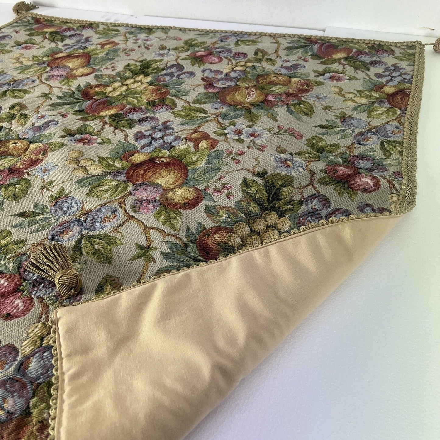 Tovaglia gobelin di stile retro vintage copritavolo fantasia frutta tovaglietta Categoria Corredo Pizzi e Tessuti