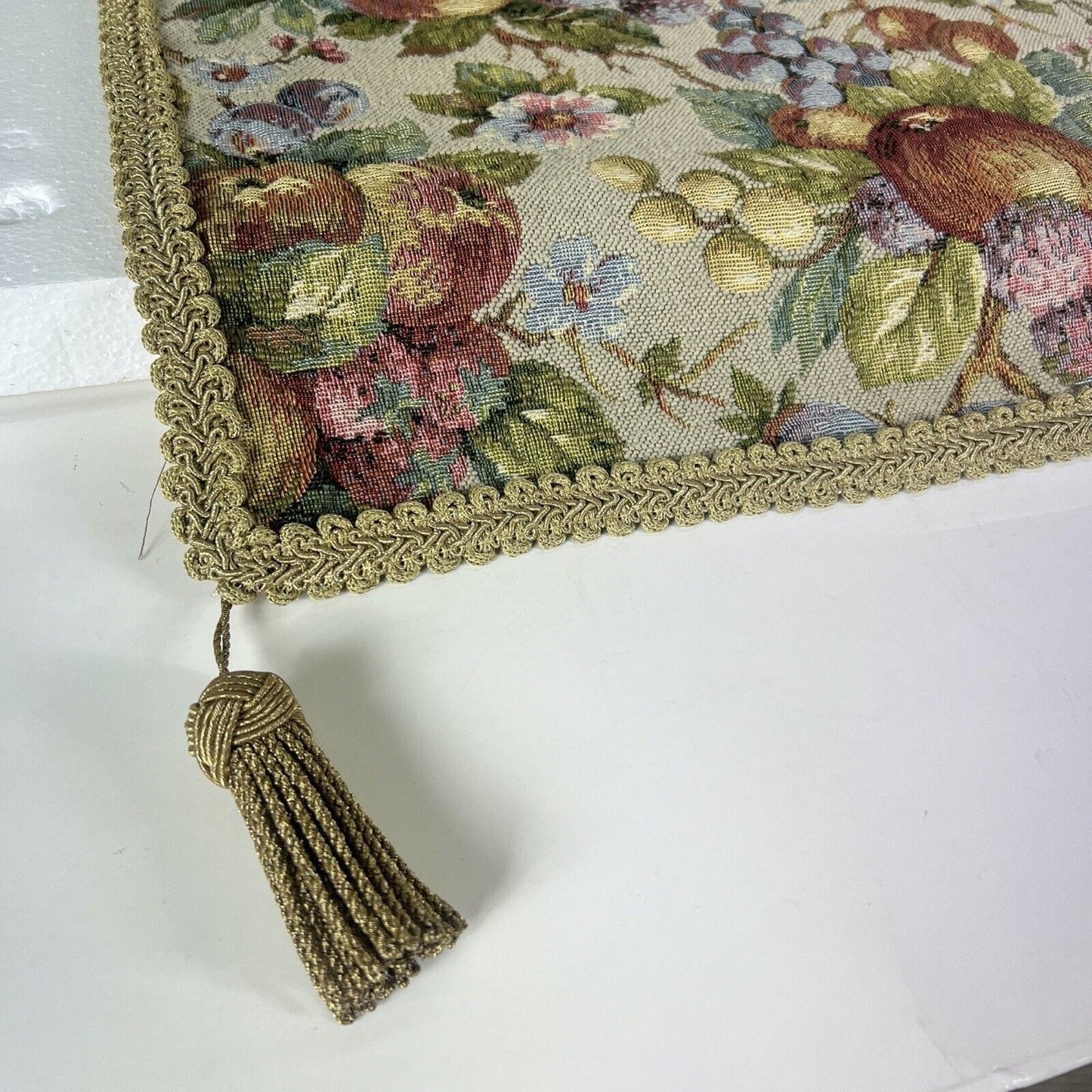 Tovaglia gobelin di stile retro vintage copritavolo fantasia frutta tovaglietta Categoria Corredo Pizzi e Tessuti