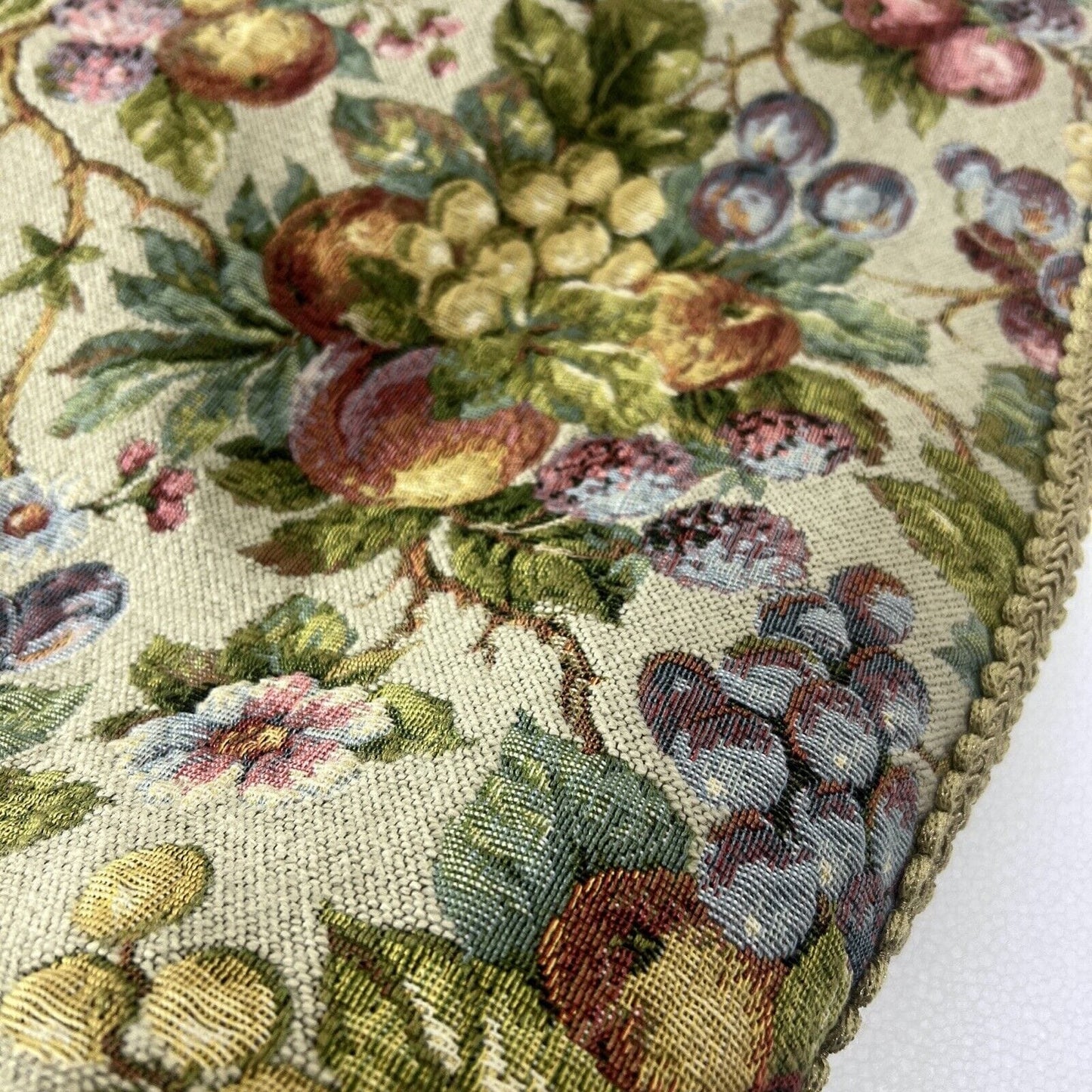 Tovaglia gobelin di stile retro vintage copritavolo fantasia frutta tovaglietta Categoria Corredo Pizzi e Tessuti