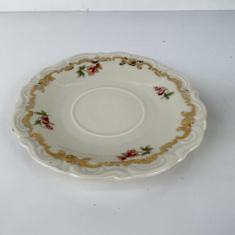 Trio da tè the antico vintage in porcellana vintage Bavaria tazza con Piattino Categoria Ceramiche e Porcellane