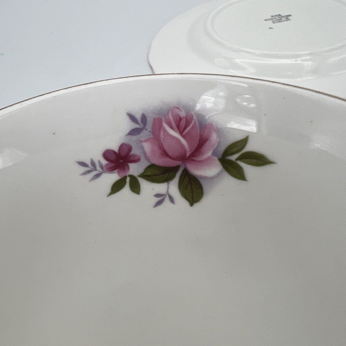 Trio da tè the antico vintage in porcellana vintage tazza con Piattino Rose Categoria Servizio tazze - Tazze