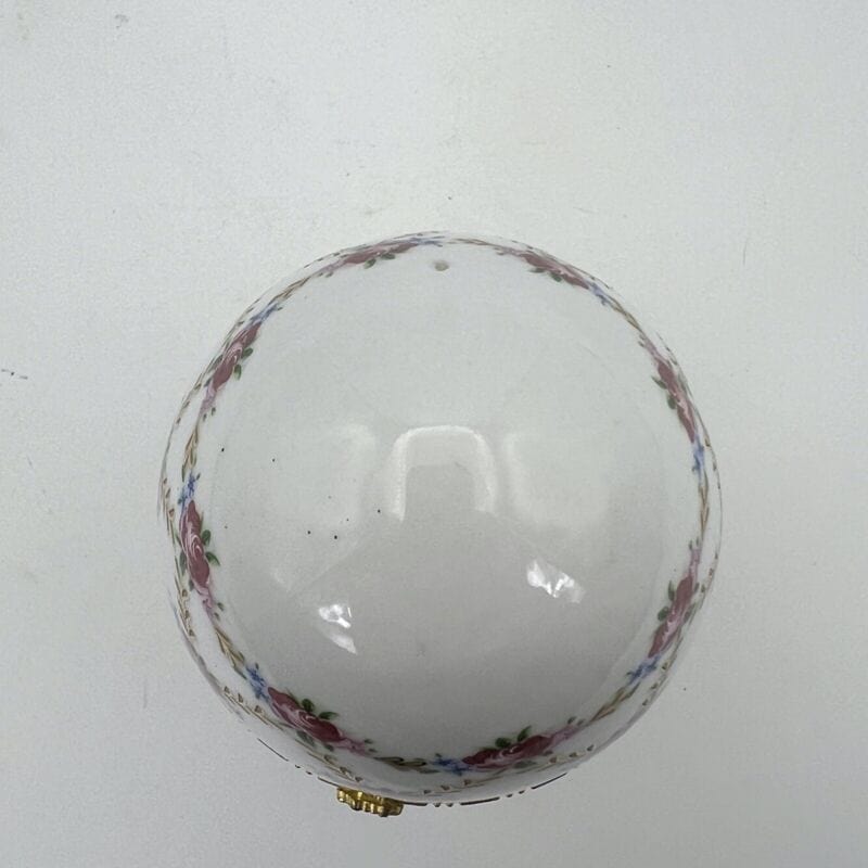 Uovo da collezione in porcellana decorativo ceramica portagioie stile Faberge F Categoria Altro
