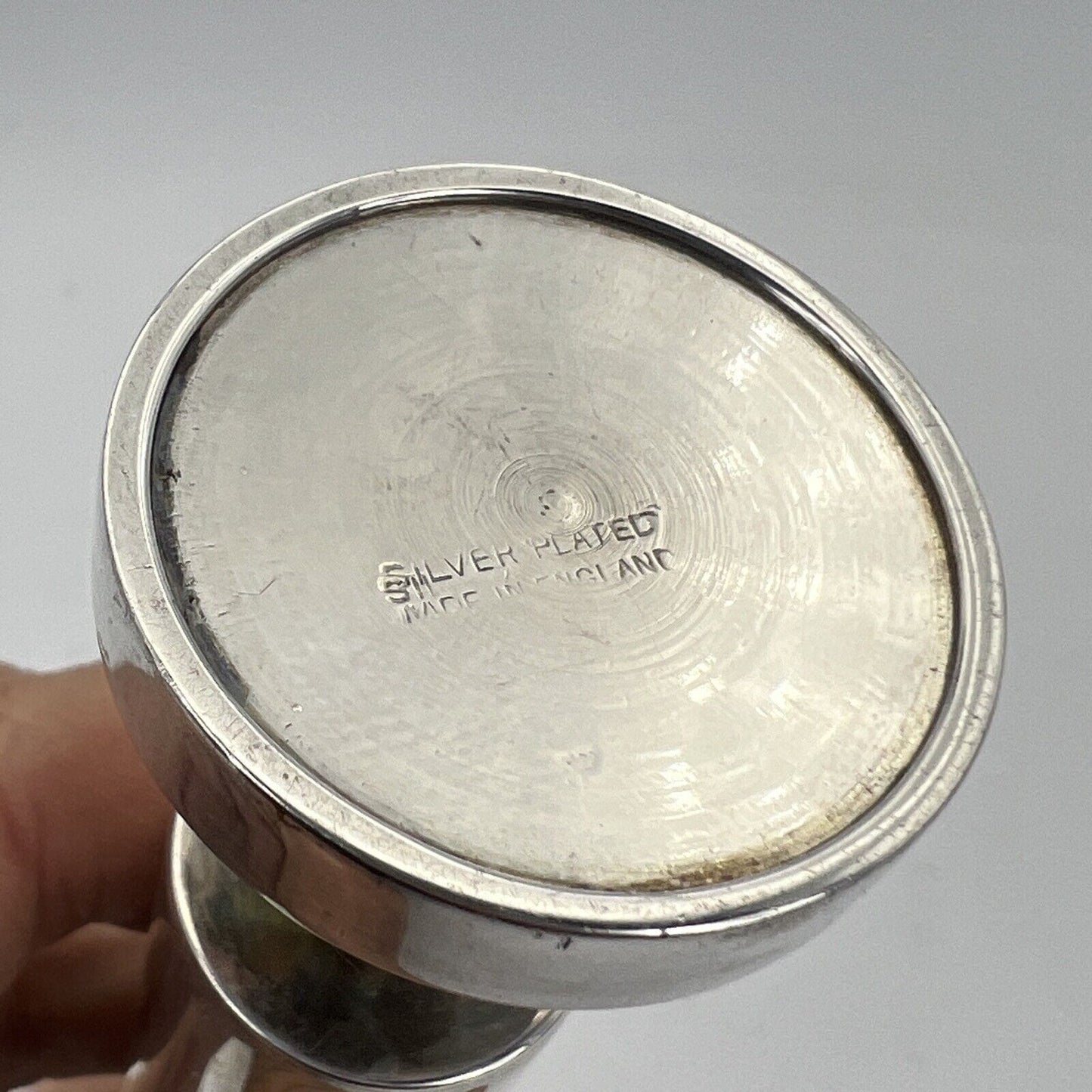 Vasetto Monofiore Porta fiori in Argento silver plated Stile antico anni '70 Categoria Sheffield & Argento