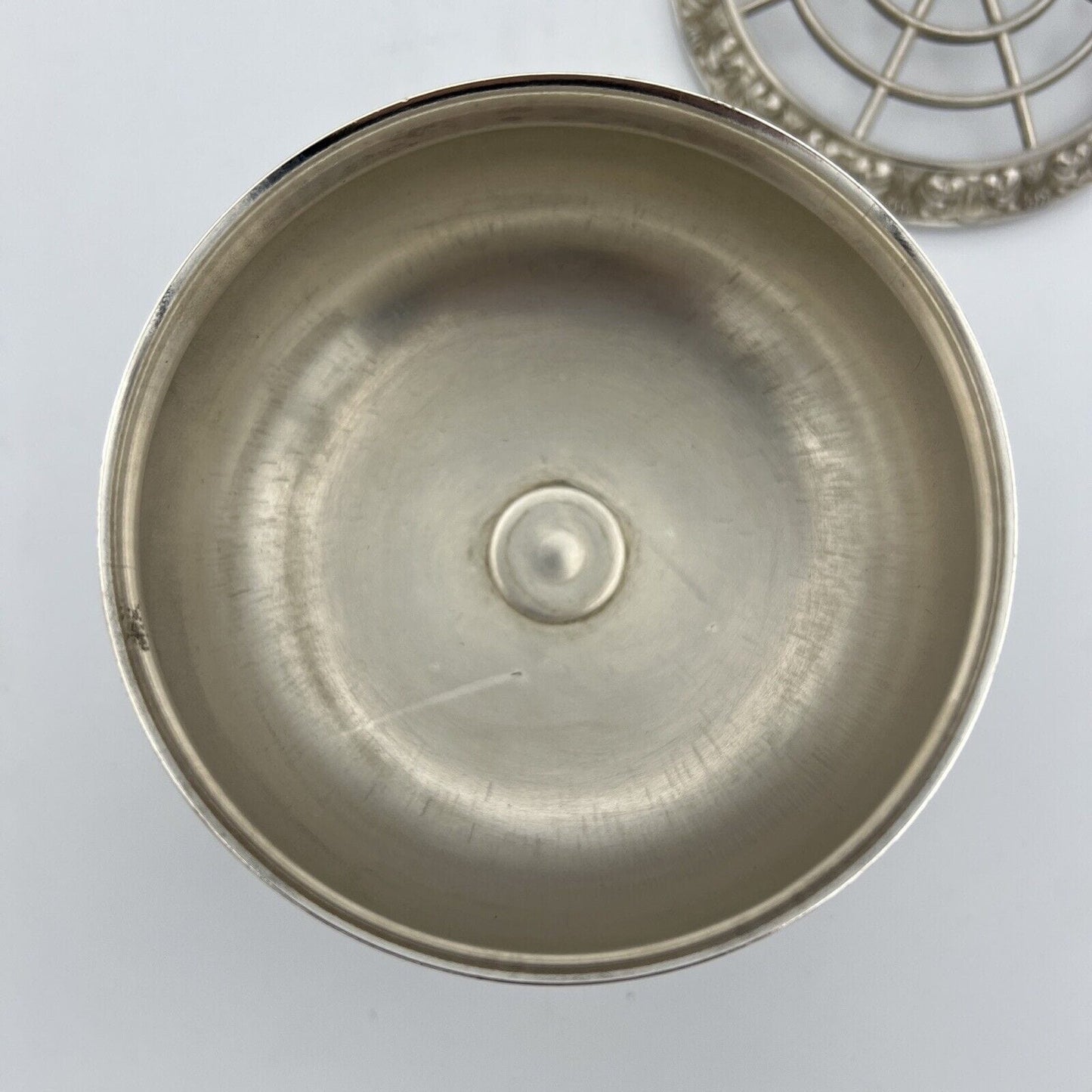 Vasetto portafiori antico in argento sheffield silver plated ciotola fiori Categoria Sheffield & Argento