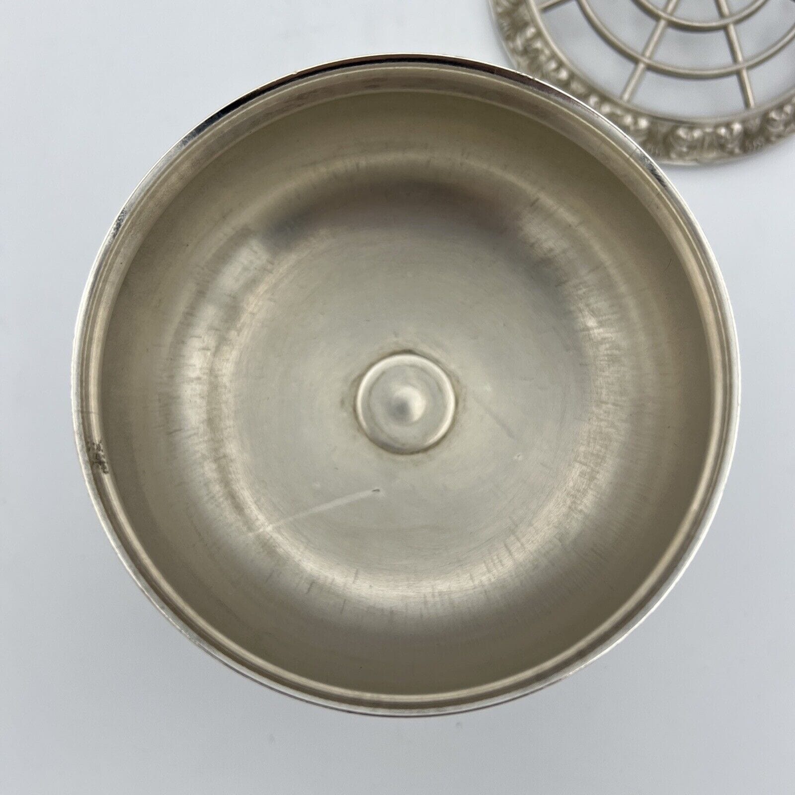 Vasetto portafiori antico in argento sheffield silver plated ciotola fiori Categoria  Sheffield & Argento