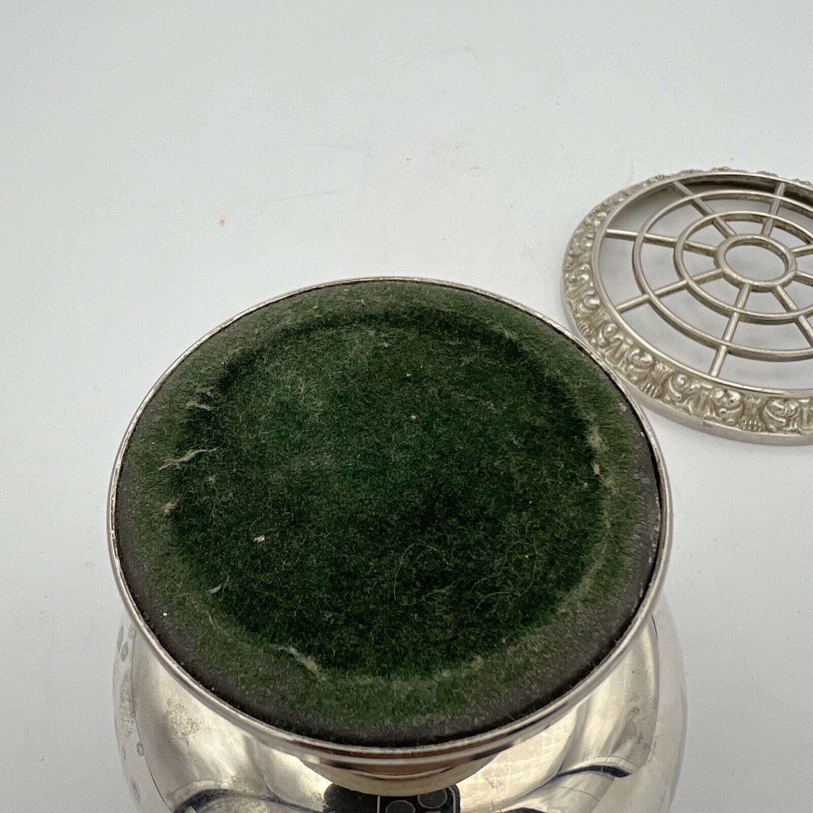 Vasetto portafiori antico in argento sheffield silver plated ciotola fiori Categoria  Sheffield & Argento