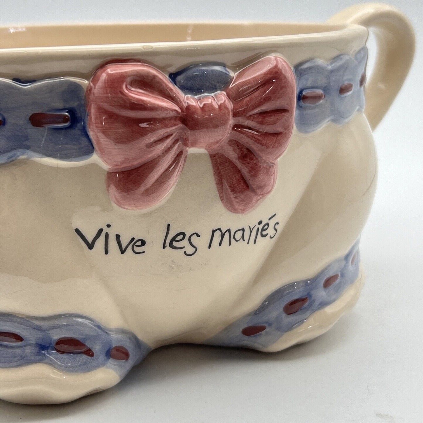 Vaso da notte Stile Antico Vintage in ceramica Pitale Nuziale Nozze Sposi 900 Categoria Altro