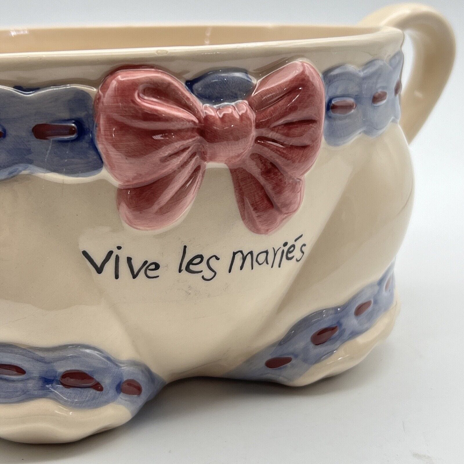Vaso da notte Stile Antico Vintage in ceramica Pitale Nuziale Nozze Sposi 900 Categoria  Altro