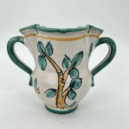 Vaso in ceramica di Vietri porta fiori caraffa anfora vintage Vasetto CASSETTA Categoria  Vetri e Cristalli