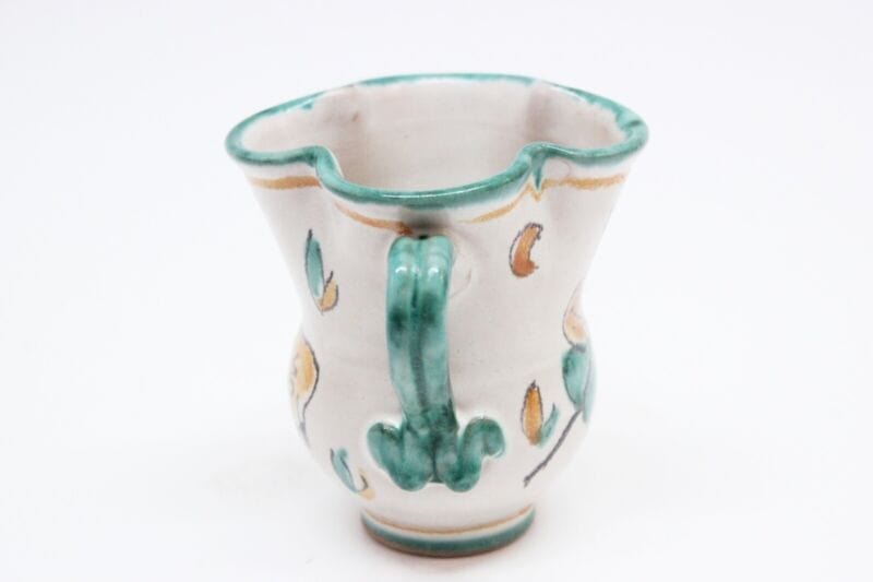 Vaso in ceramica di vietri porta fiori caraffa brocca vintage Vasetto CASSETTA Categoria Ceramiche e Porcellane