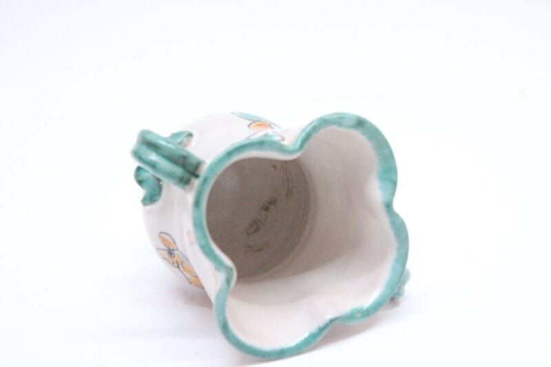 Vaso in ceramica di vietri porta fiori caraffa brocca vintage Vasetto CASSETTA Categoria Ceramiche e Porcellane