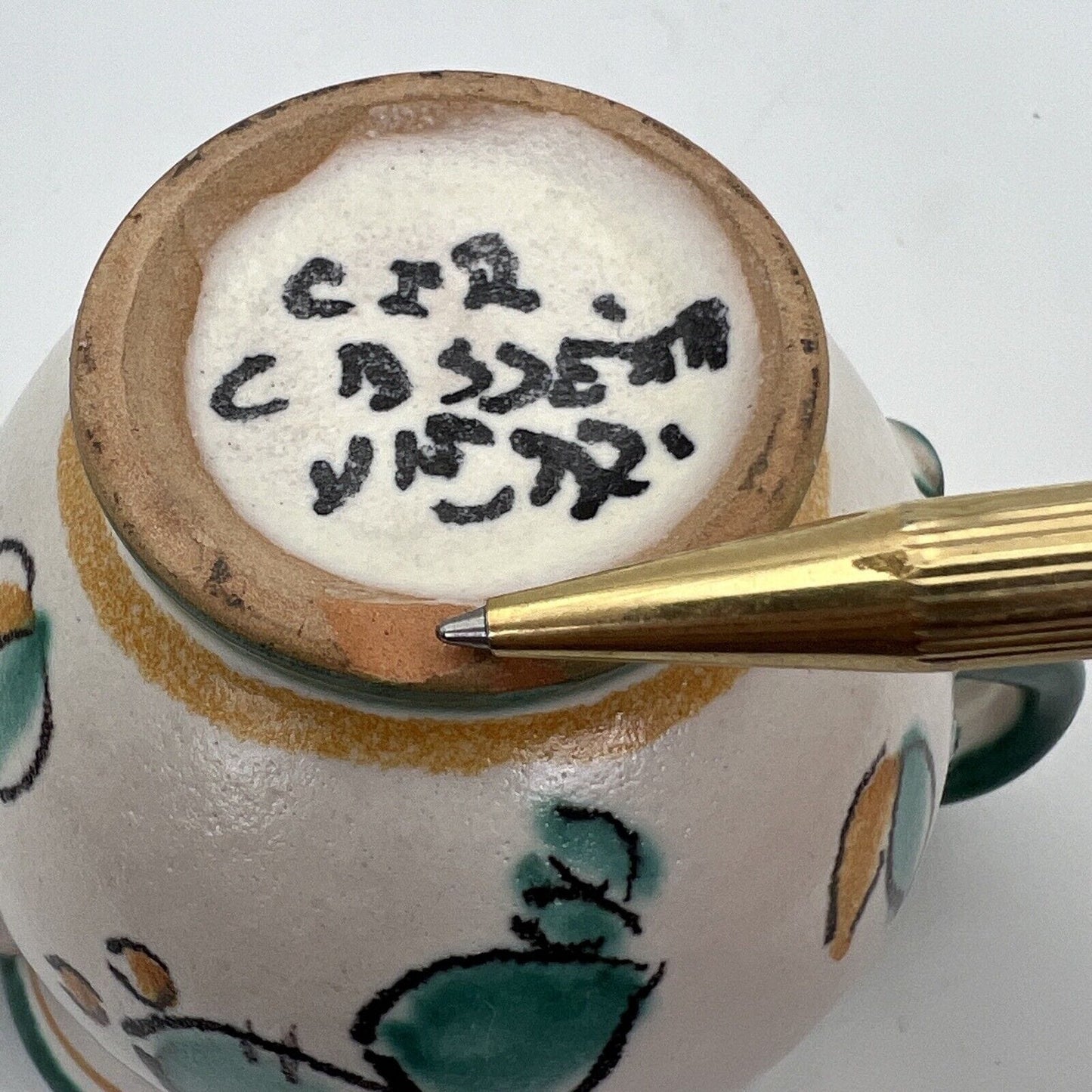Vaso in ceramica di vietri porta fiori caraffa brocca vintage Vasetto CASSETTA Categoria Vasi e Portafiori