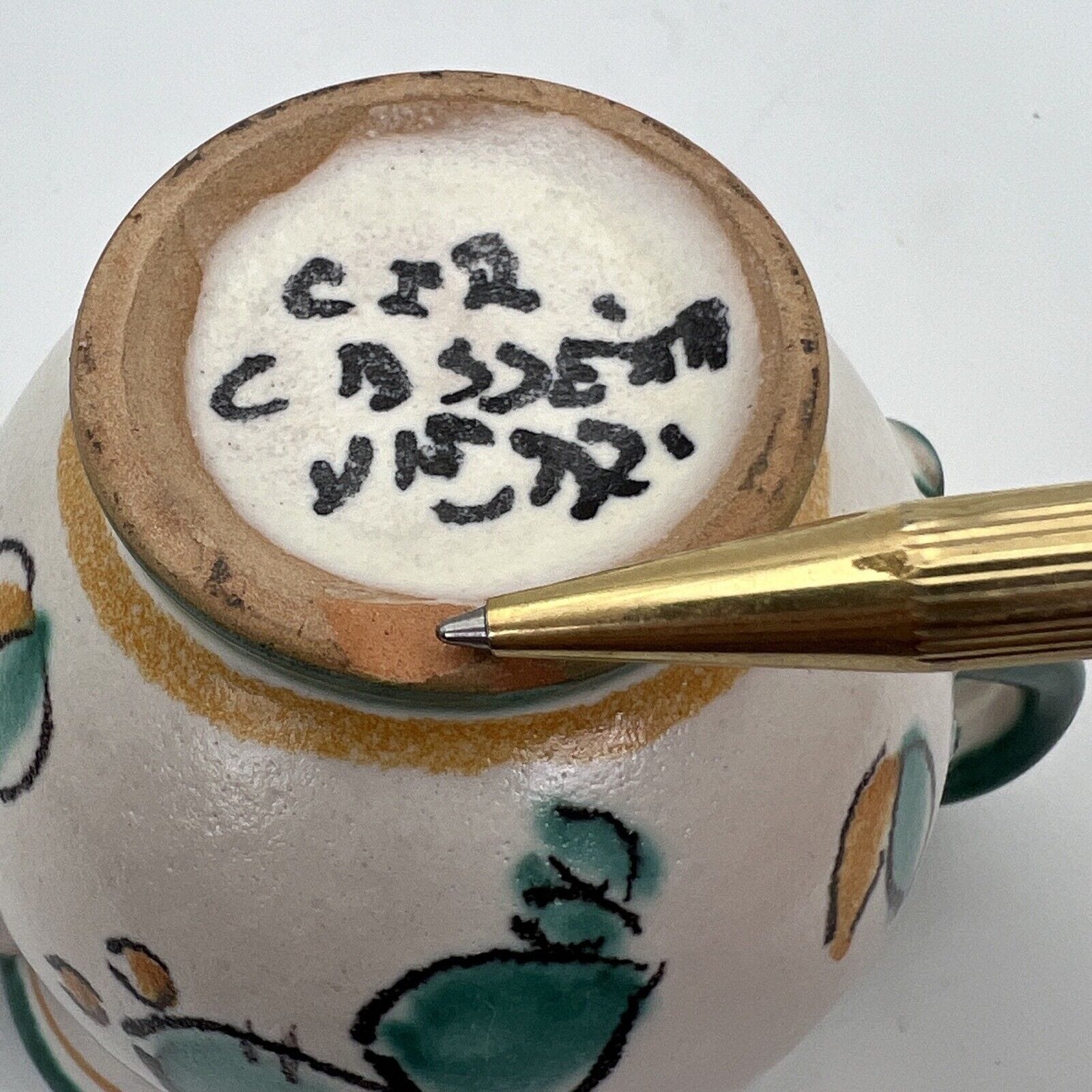 Vaso in ceramica di vietri porta fiori caraffa brocca vintage Vasetto CASSETTA Categoria  Vasi e Portafiori