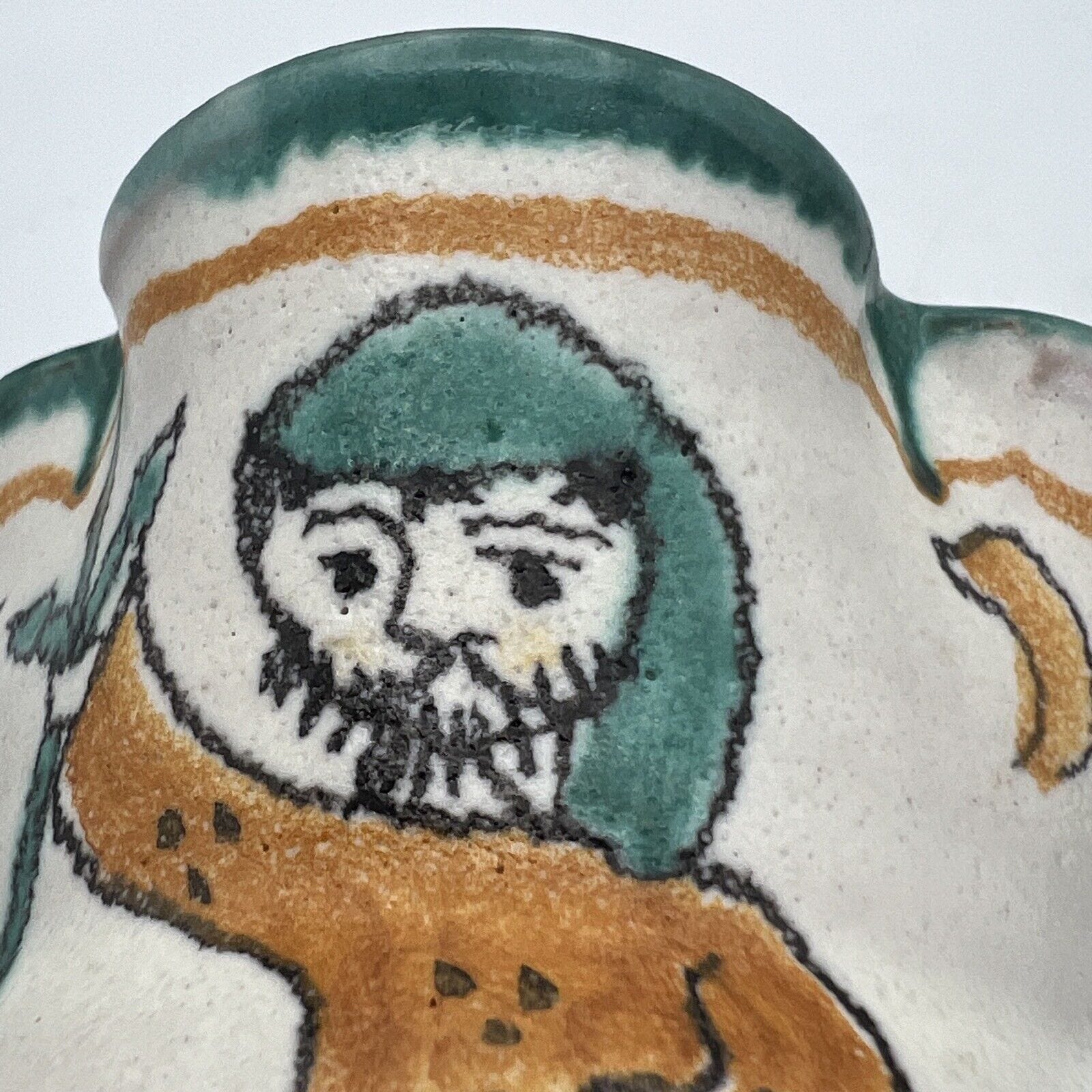 Vaso in ceramica di vietri porta fiori caraffa brocca vintage Vasetto CASSETTA Categoria  Vasi e Portafiori