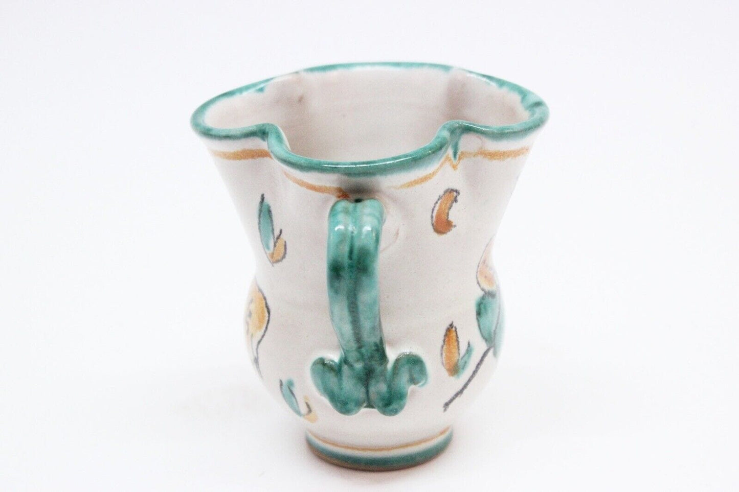 Vaso in ceramica di Vietri porta fiori caraffa vintage Vasetto CASSETTA Capra Categoria Vetri e Cristalli