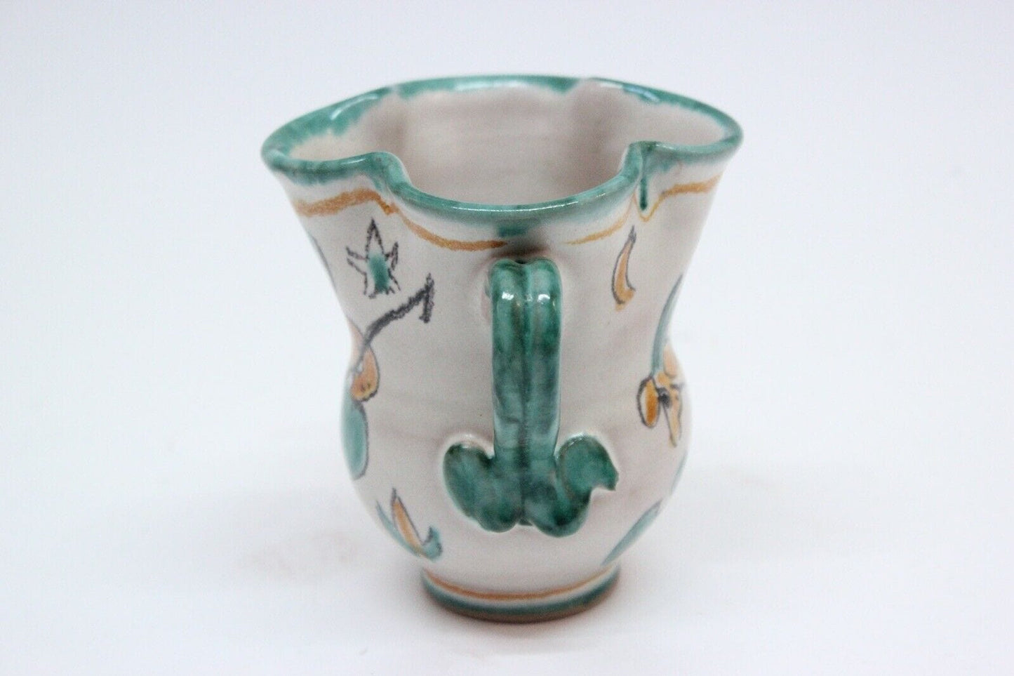 Vaso in ceramica di Vietri porta fiori caraffa vintage Vasetto CASSETTA Capra Categoria Vetri e Cristalli