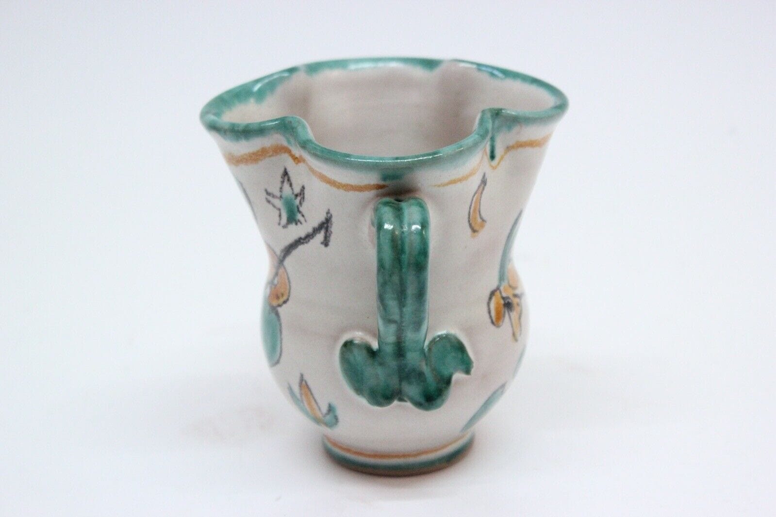 Vaso in ceramica di Vietri porta fiori caraffa vintage Vasetto CASSETTA Capra Categoria  Vetri e Cristalli
