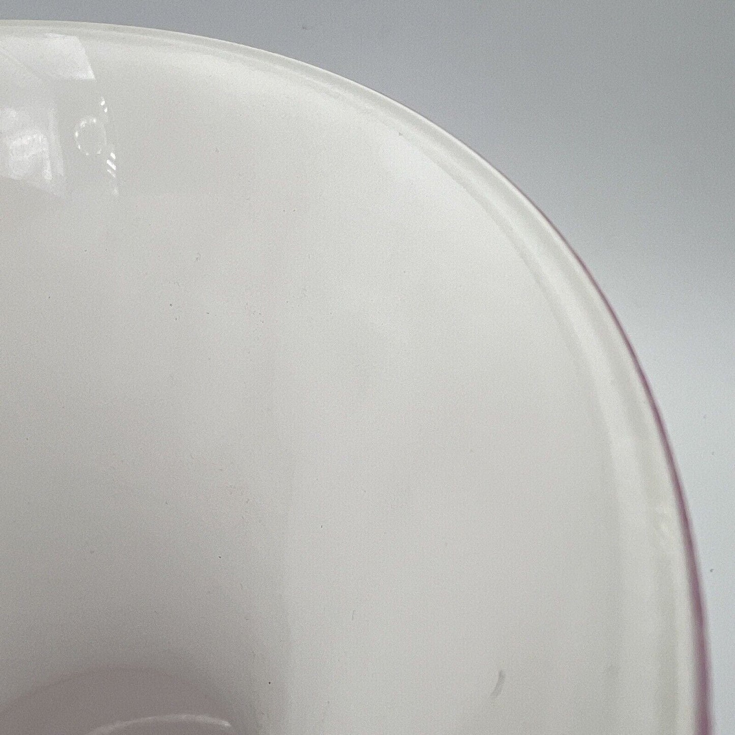Vaso murano in Vetro Opalino anni 70 di Design Modernariato Vintage Rosa bianco Categoria Vetri e Cristalli