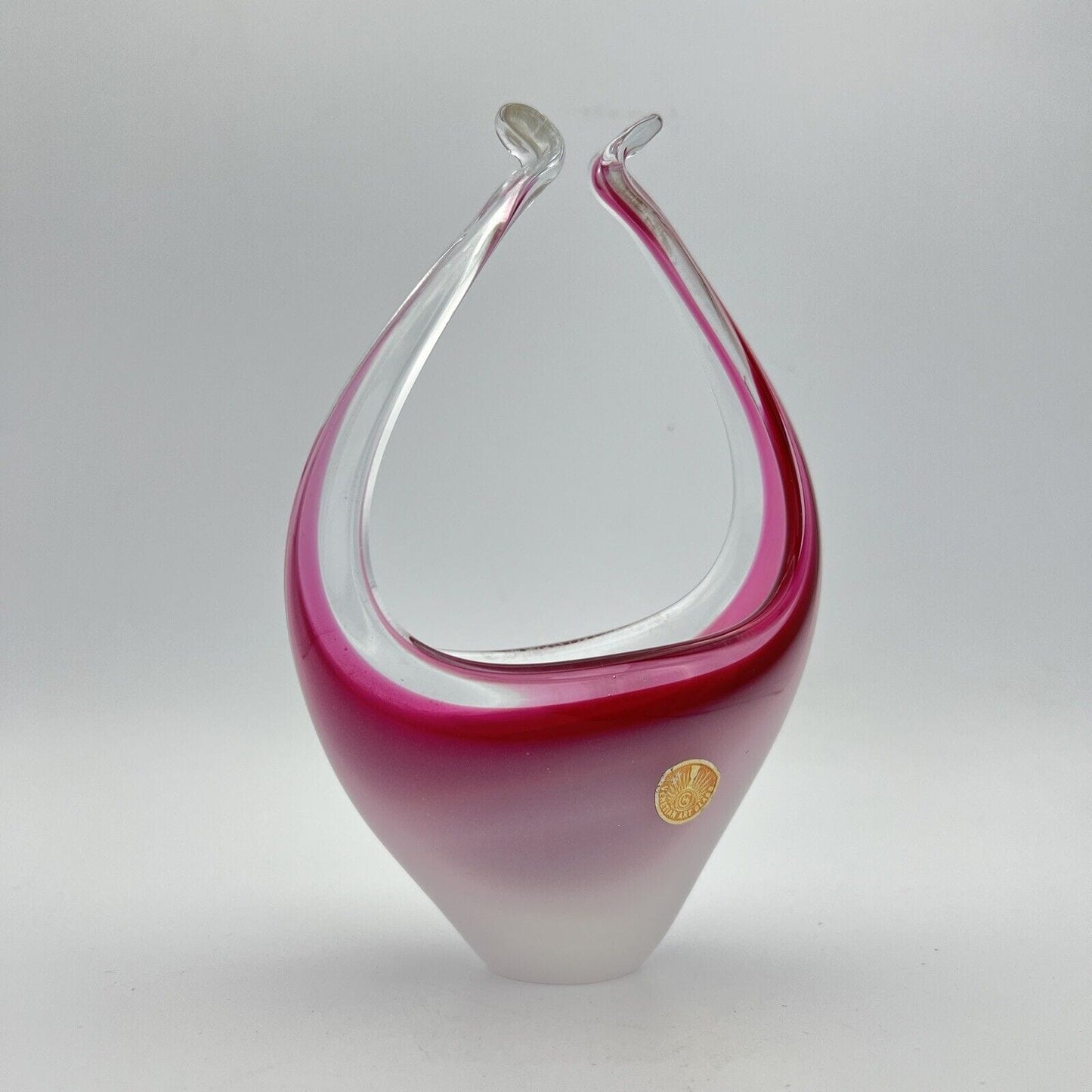 Vaso murano in Vetro Sommerso di Design Modernariato anni epoca 50 60 Vintage Categoria Vetri e Cristalli