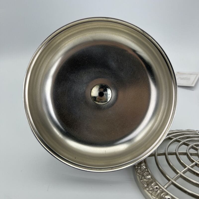 Vaso portafiori antico in argento sheffield silver plated ciotola fiori anni 40 Categoria  Sheffield & Argento