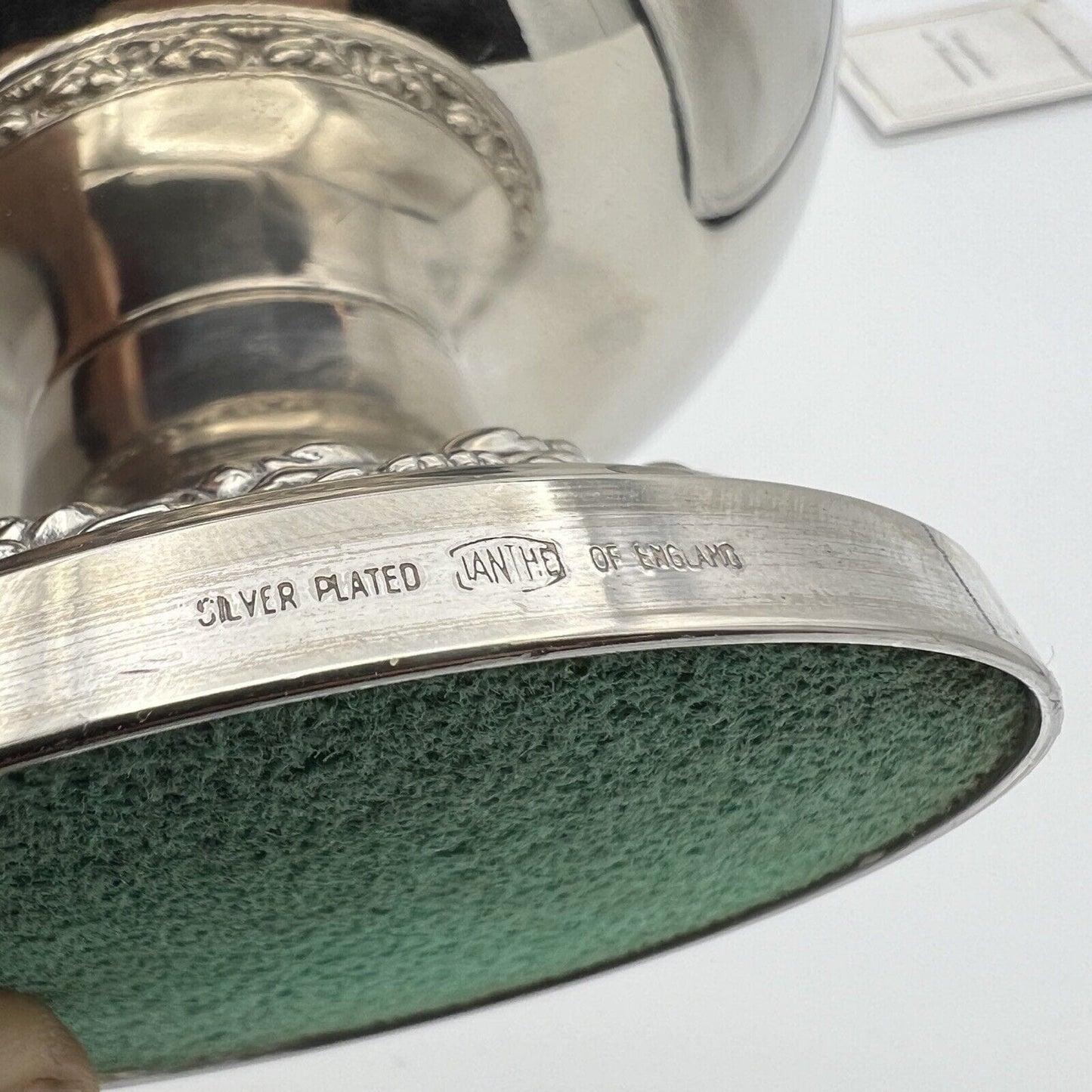 Vaso portafiori antico in argento sheffield silver plated ciotola fiori anni 40 Categoria Sheffield & Argento