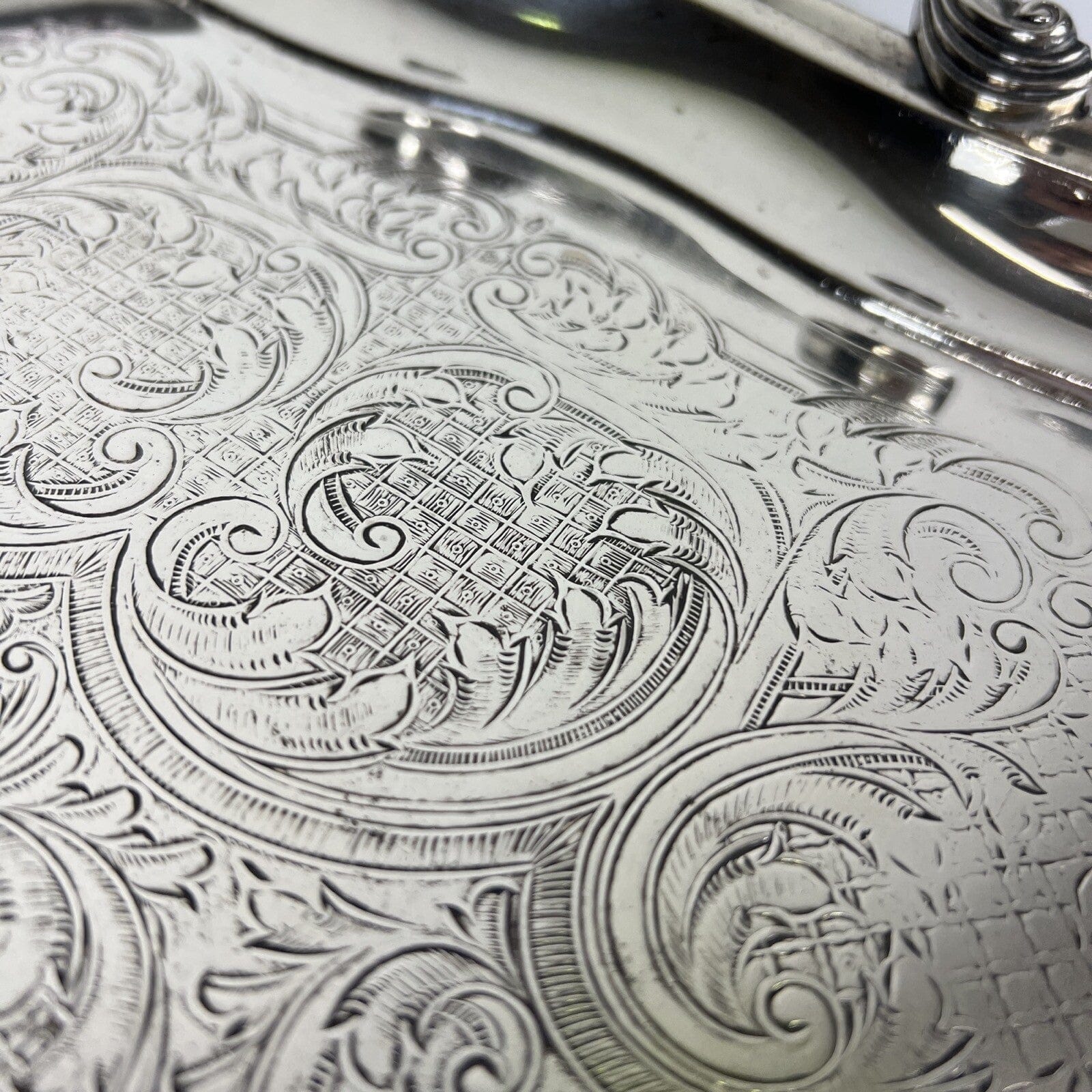 Vassoio in Argento Placcato sheffield antico silver plated con manici da tavola Categoria  Sheffield & Argento