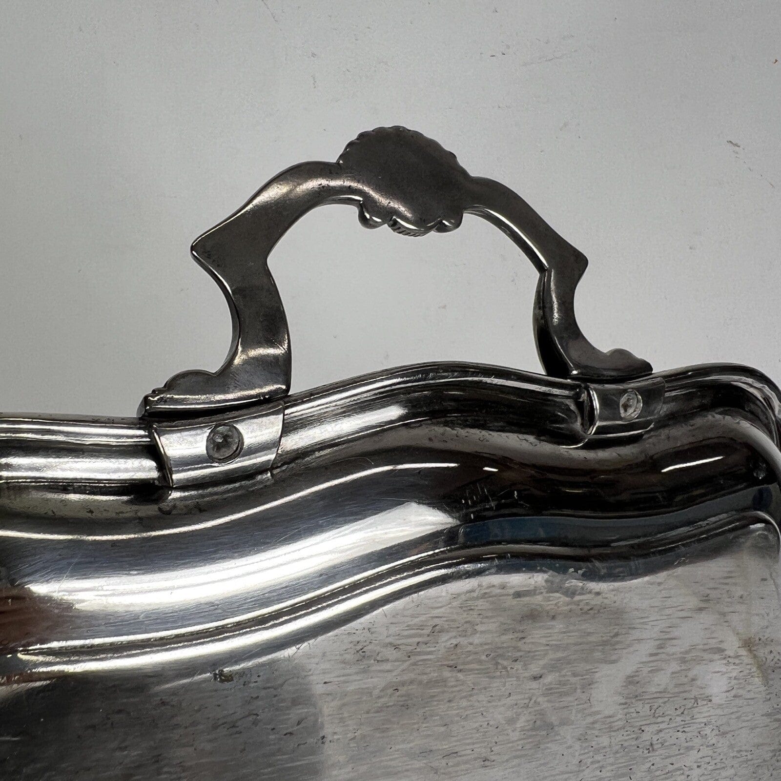 Vassoio in Argento Placcato sheffield antico silver plated con manici da tavola Categoria  Sheffield & Argento