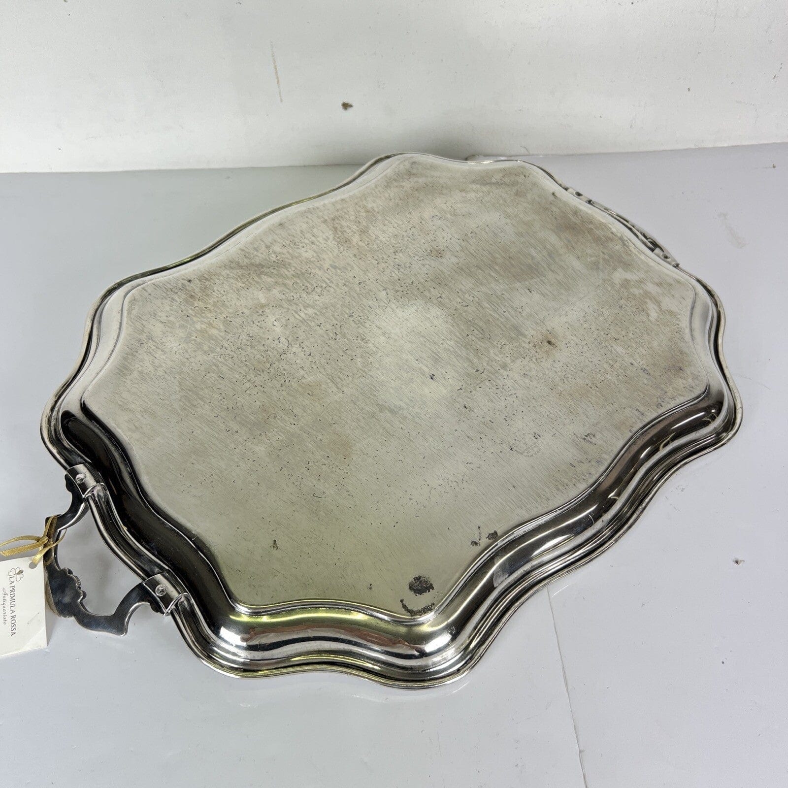 Vassoio in Argento Placcato sheffield antico silver plated con manici da tavola Categoria  Sheffield & Argento