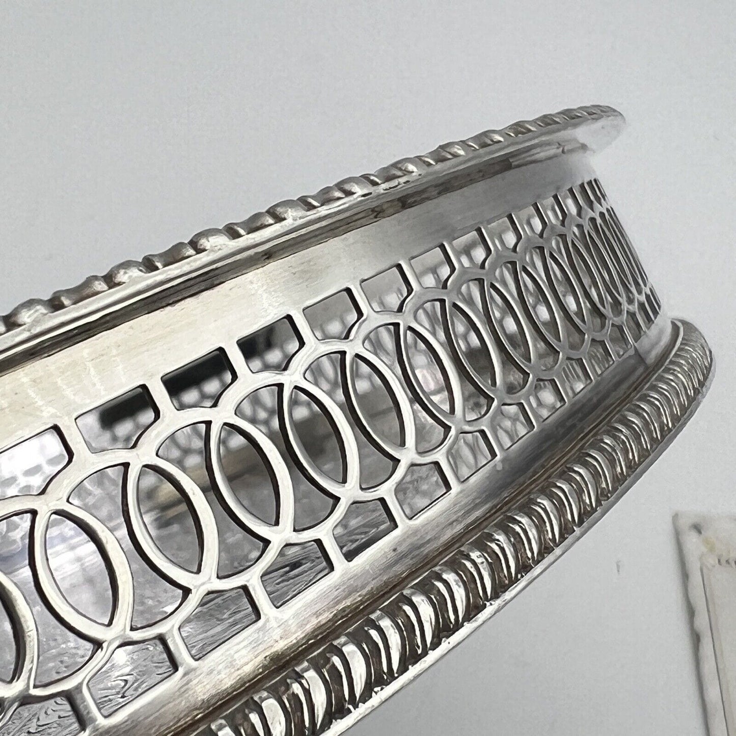 Vassoio in argento sheffield antico rotondo silver plated guantiera da tavola Categoria Sheffield & Argento